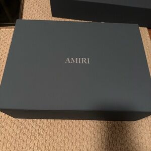 AMIRI Black Slide Box and Dior shoes boxes only